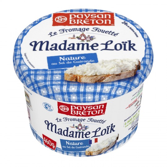 Madame Loik Natural whipped cheese  Paysan Breton 150 g 